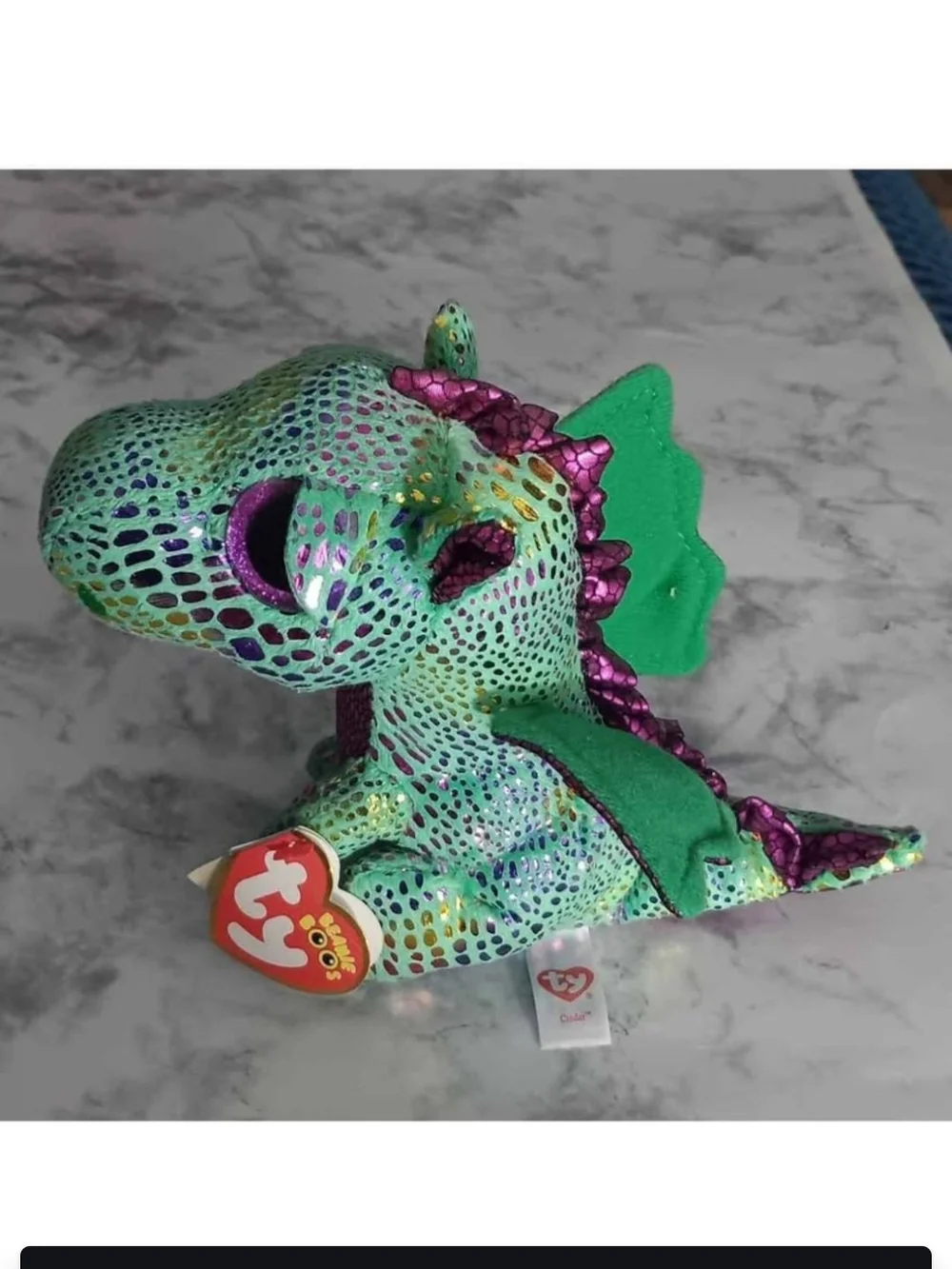 STEAL! 2 TY Collectibles – Retired B.B. Birthday Bear + Cinder Dragon